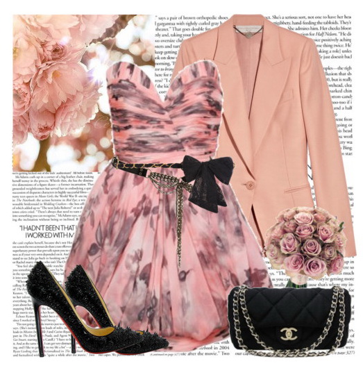 Розовые платья - фото