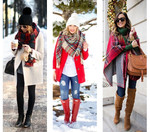 Зимняя мода - уличный стиль - как на улице выглядеть стильно?