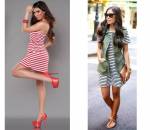 Модное полосатое платье - отличный вариант на лето